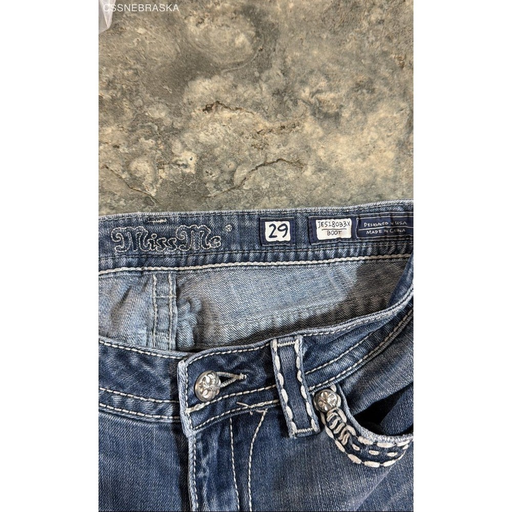 Miss Me‎ Blue Womens Bootcut Jeans - Size 29 - Picture 11 of 12